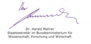 Dr. Harald Mahrer